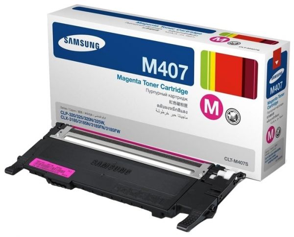 Заправка картриджа Samsung CLP-320/325/CLX-3185 (CLT-M407S)пурпурный (1500 стр.)