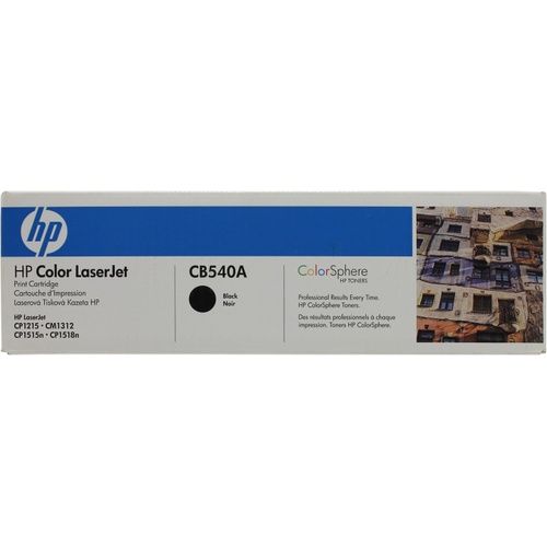 Заправка картриджа HP Color Laser Jet CP1210/CP1215/CP1510/CP1515/CM1312mfp 125A (CB540A) черный