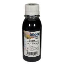 Чернила InkTec (E0010) для Epson R200/R270 (T0821), Bk, 0,1 л.